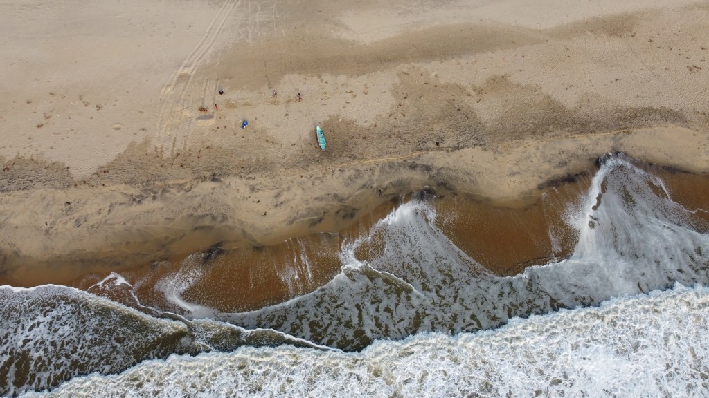 Tharangambadi Beach Arial View