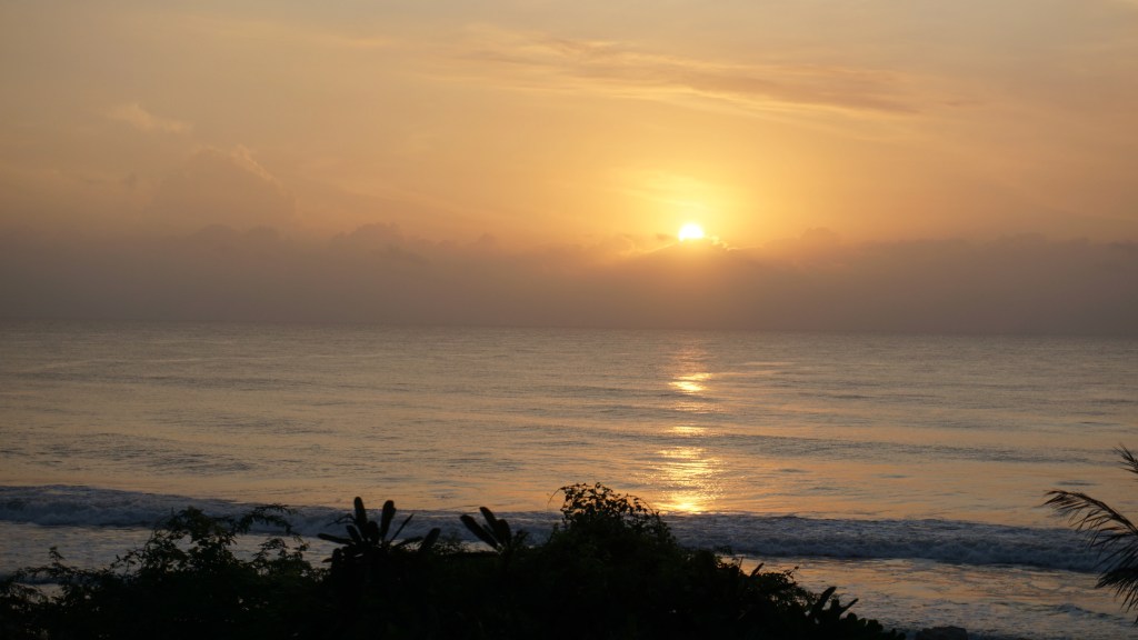 Sunrise from The Bungalow on the Beach, Tharangambadi