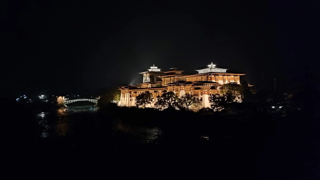Punakha Dzong at Night