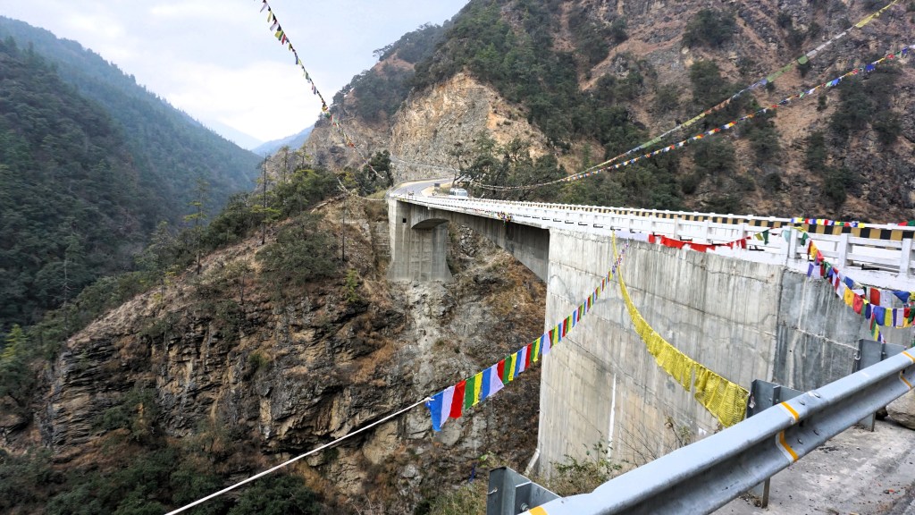 Tanalung Bridge, Bhutan 
 Clicked by - The Urban Nomad
