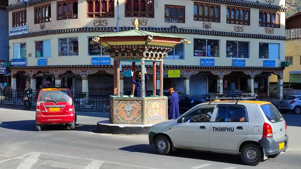 Traffic Police of Thimphu - Clicked by The Urban Nomad
